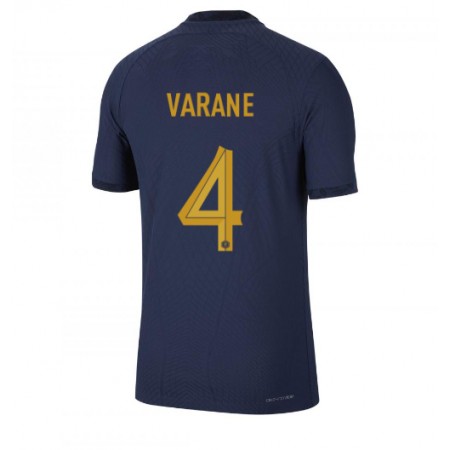 Francja Raphael Varane 4 Główna Koszulki Piłkarskie MŚ 2022 Krótki Rękaw Francja Raphael Varane 4 Główna Koszulki Piłkarskie MŚ 2022 Krótki Rękaw